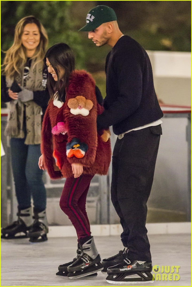 Kourtney Kardashian & Boyfriend Younes Bendjima Go on a Romantic Ice