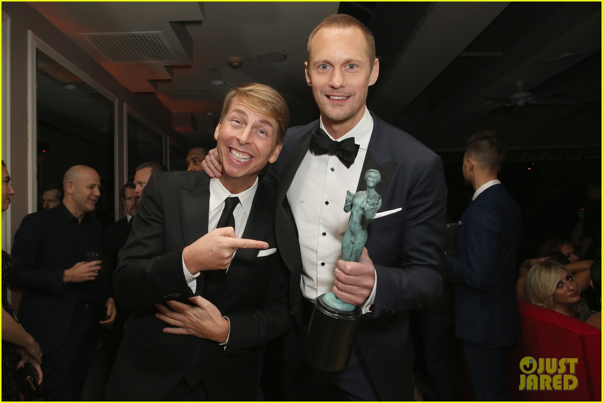 Lily James Joins Boyfriend Matt Smith & More at Netflix SAG Awards