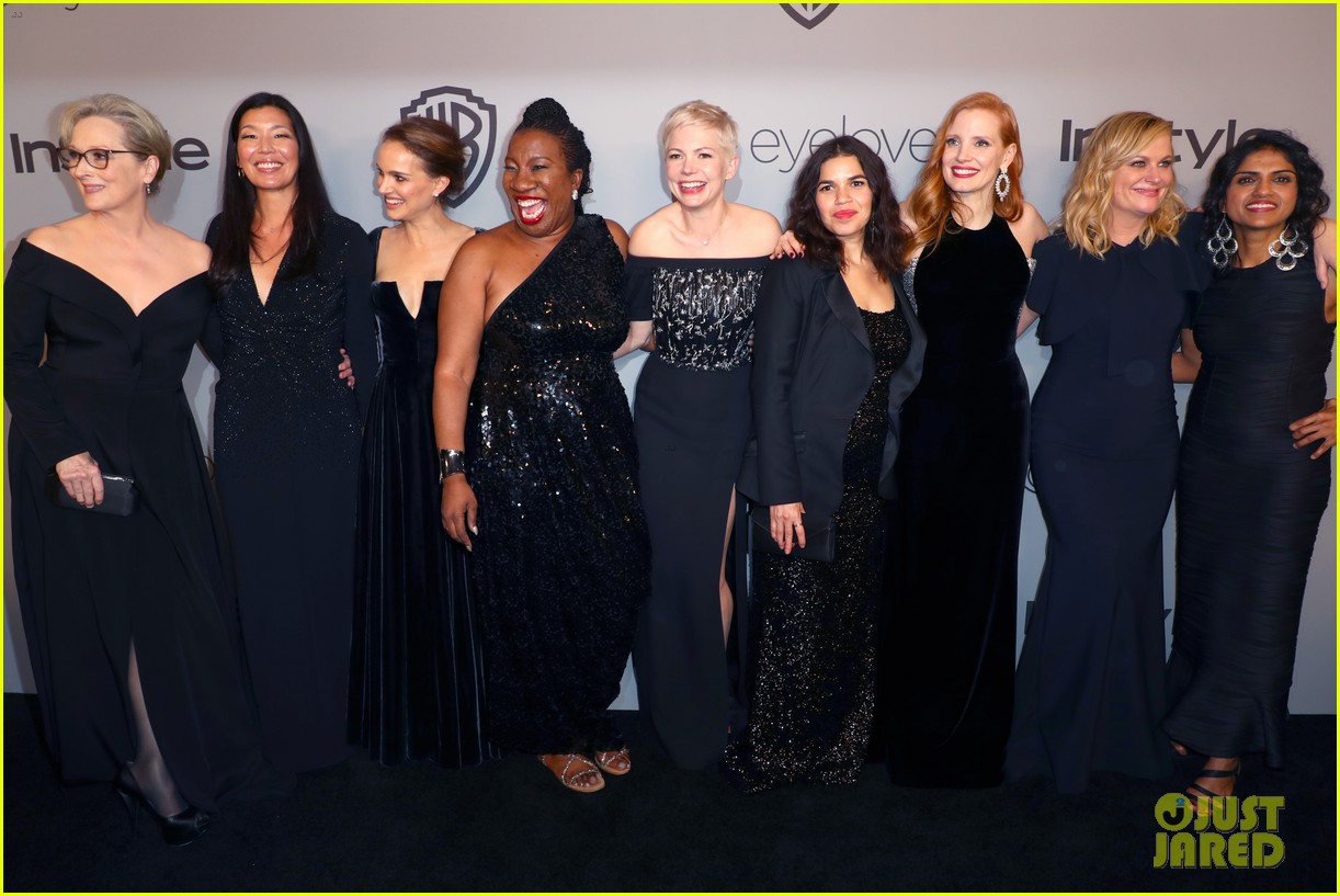 'Time's Up' Pioneers Pose Together at Golden Globes After Party Photo