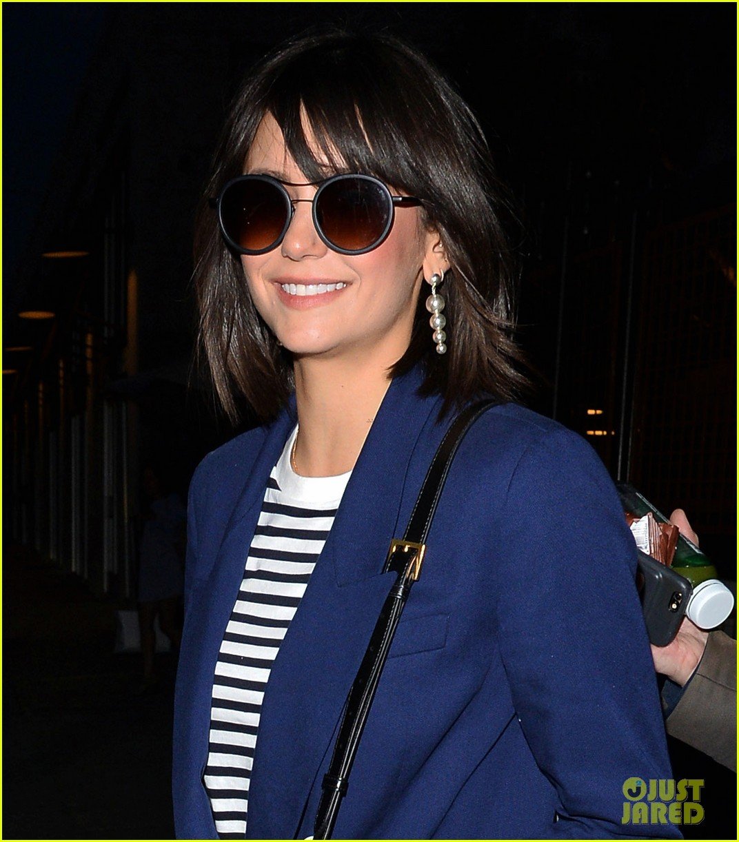 Nina Dobrev Is Growing Out Her Bob With This 70s Shag Cut Photo