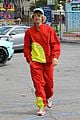 justin bieber red jacket pants 37