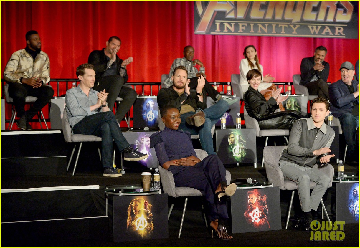 'Avengers Infinity War' Cast Get Together for Global Press Conference