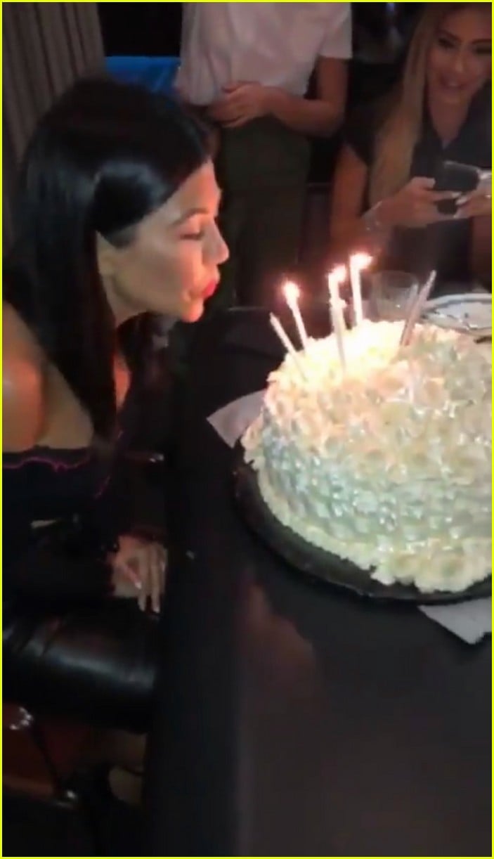 Kris Jenner Smokes a Cigarette, Delivers Speech for Kourtney Kardashian