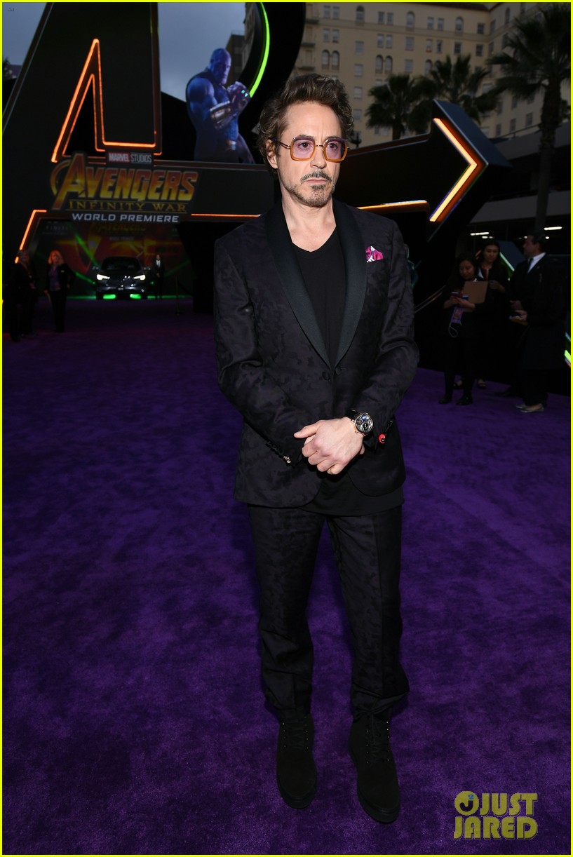 robert downey jr avengers premiere