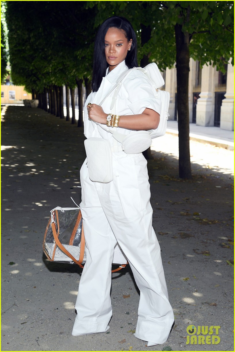 Rihanna Slays at Louis Vuitton Fashion Presentation in Paris: Photo