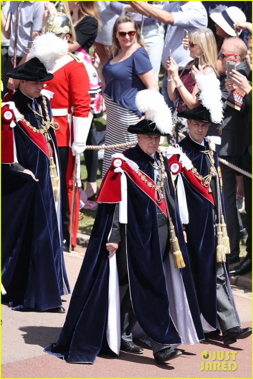 Prince William Joins Prince Charles at Order of the Garter Parade