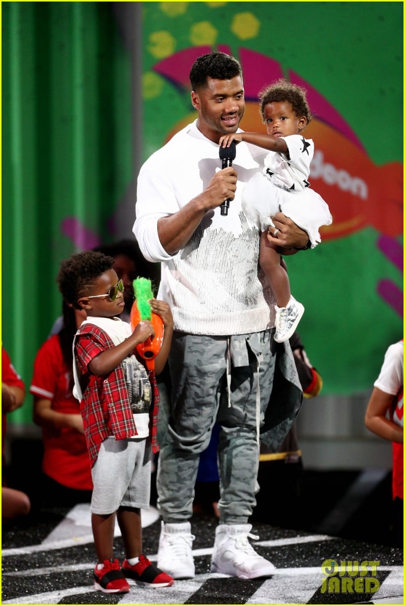 Ciara Russell Wilson Take Their Children To The Nickelodeon Kids