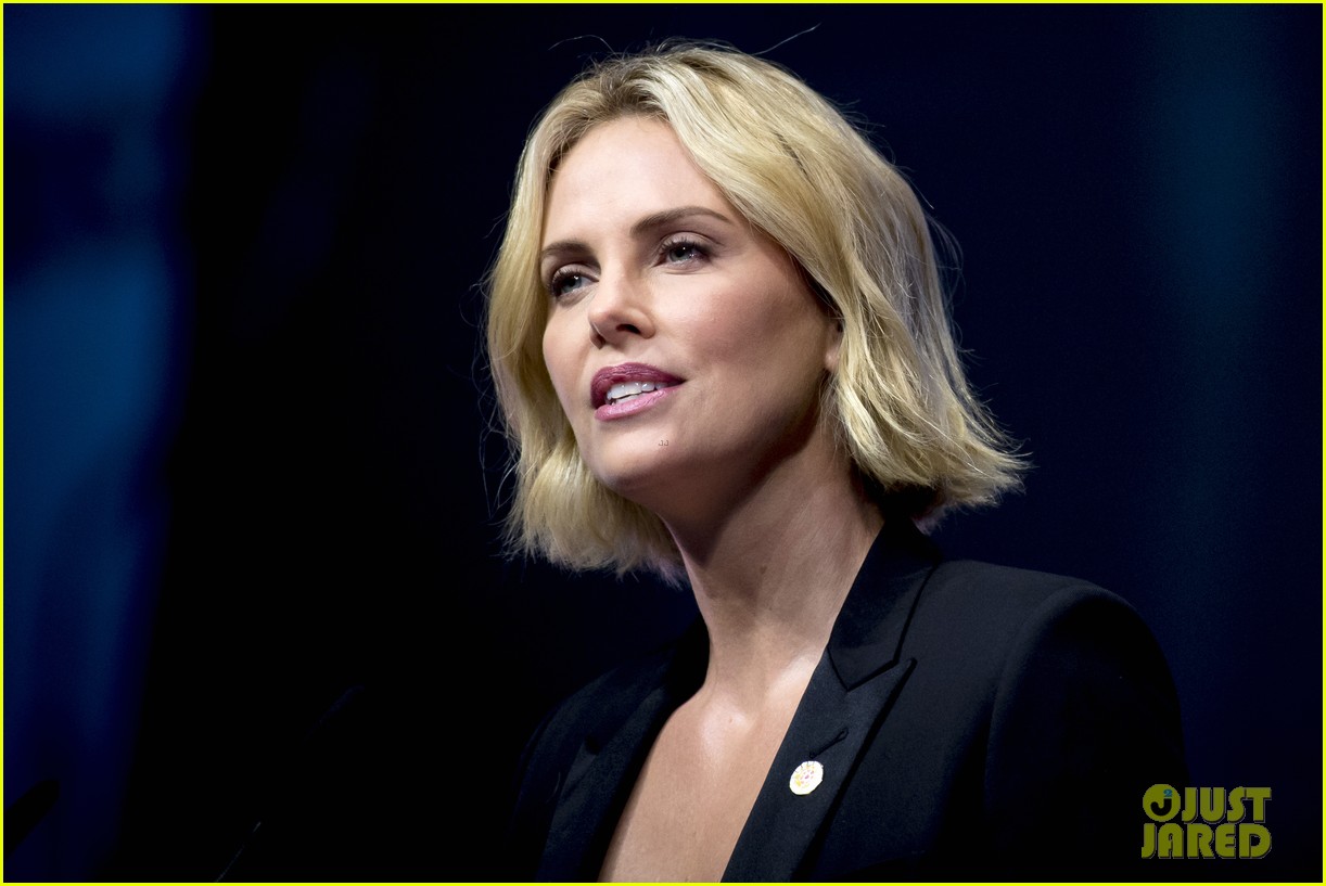 Charlize Theron Gives Speech at International AIDS Conference in
