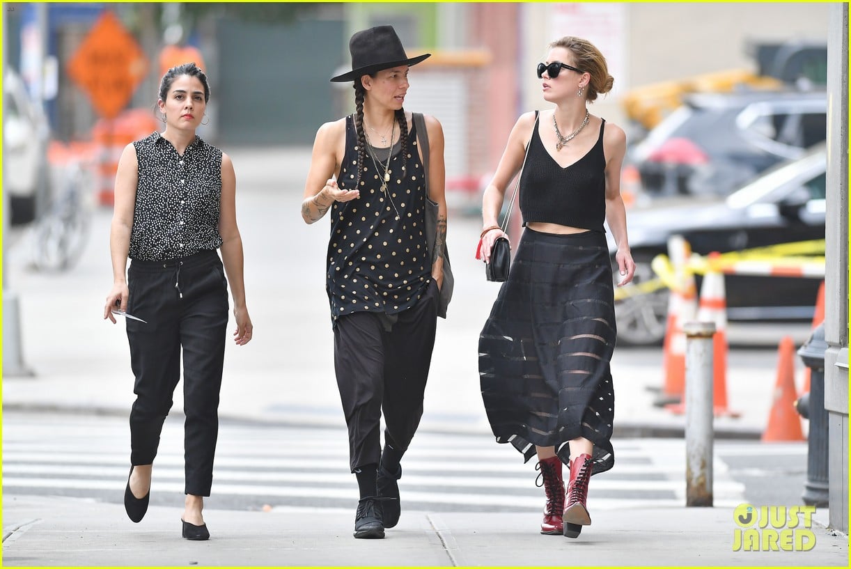 Amber Heard & ExGirlfriend Tasya van Ree Meet Up in NYC Photo 4124208 Amber Heard, Tasya Van