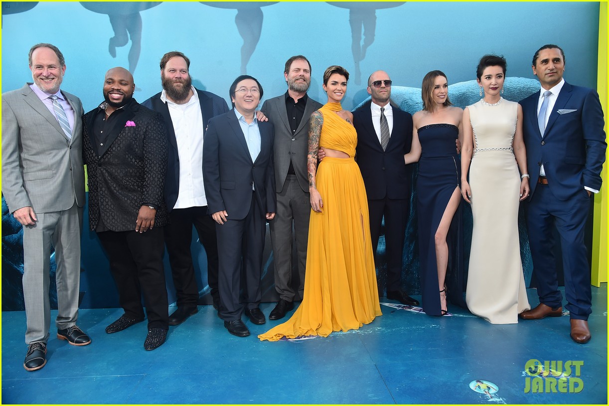 Jason Statham & Ruby Rose Join 'The Meg' Cast at LA Premiere: Photo