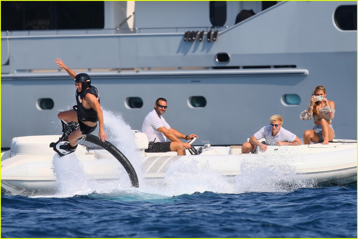 Ryan Seacrest Flies High in a Water Jet Pack on Vacation With