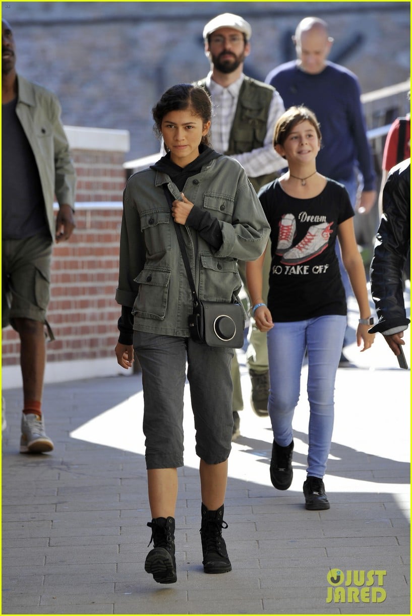 Tom Holland & Zendaya Film 'Spider-Man: Far From Home' in the Canals in