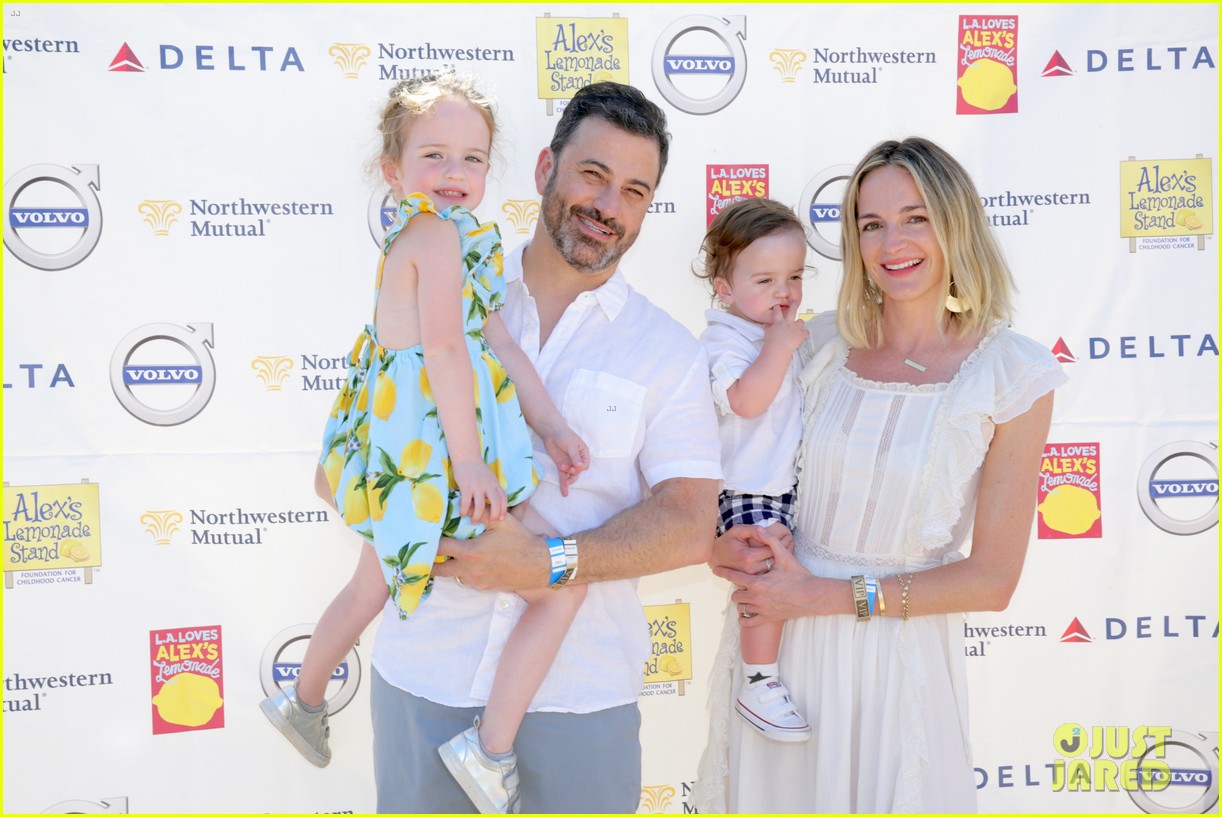 Jimmy Kimmel & Wife Molly McNearney Bring Their Adorable Kids to a