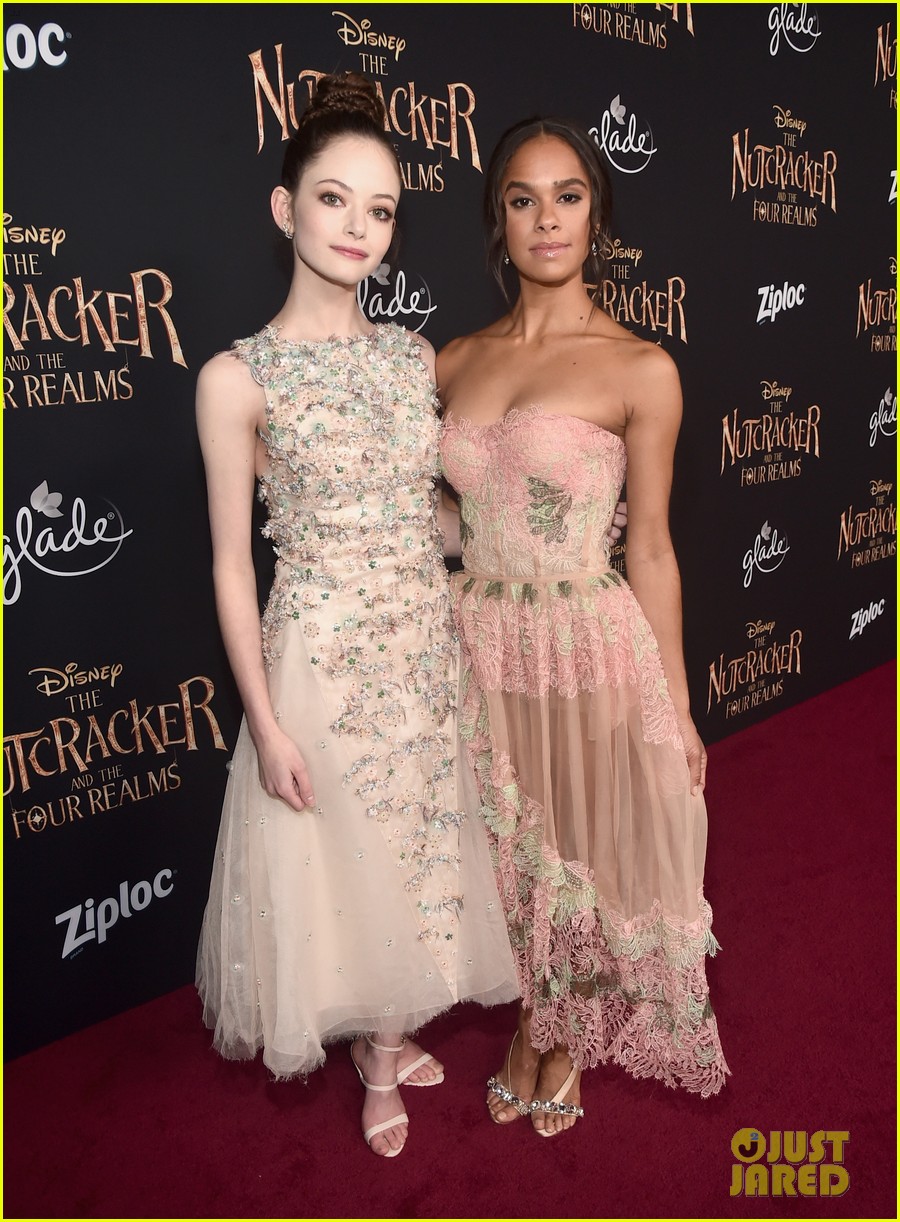 Mackenzie Foy & Misty Copeland Are Fresh in Floral at 'Nutcracker & the