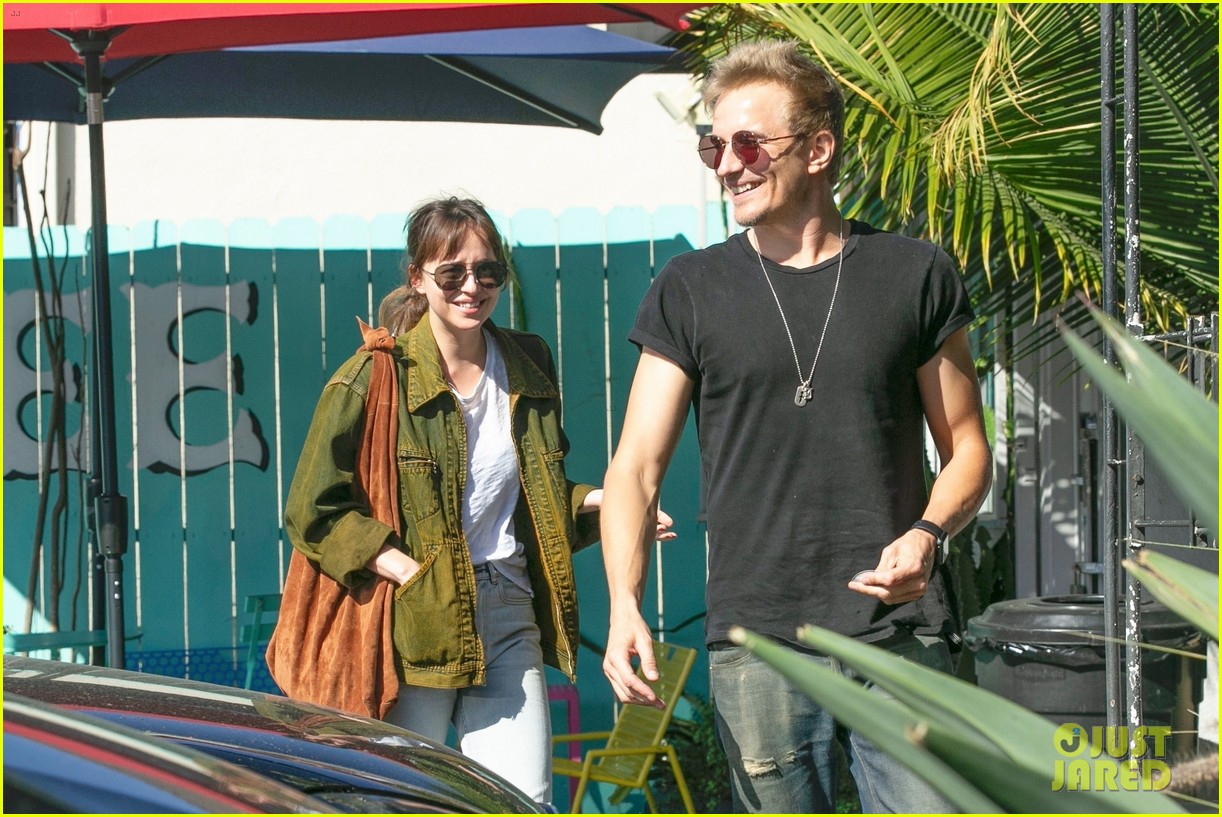 Dakota Johnson Looks So Happy Hanging Out with Her Brother Jesse Photo