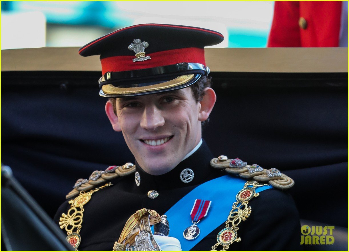 'The Crown' Stars Film Prince Charles' Investiture Ceremony Photo