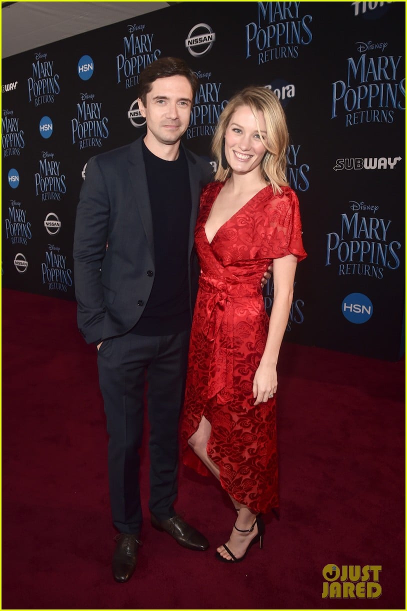 Matt Damon & Wife Luciana Support Friend Emily Blunt at 'Mary Poppins