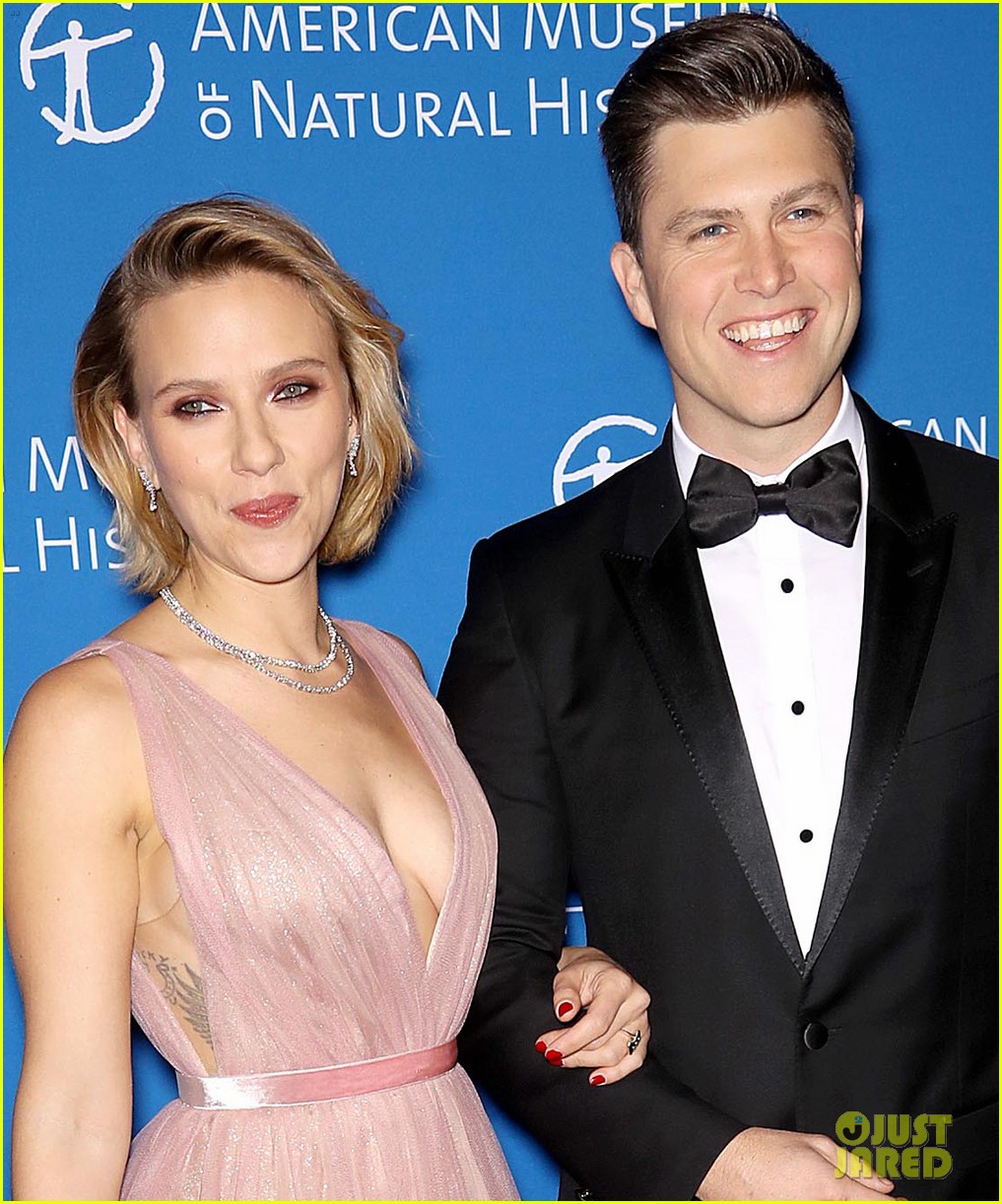 Scarlett Johansson & Colin Jost Couple Up for Museum of Natural History