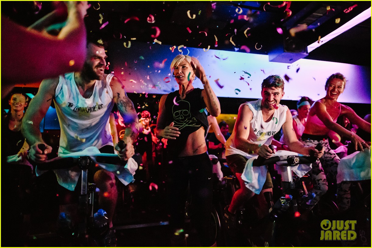 The Chainsmokers Host Sound by SoulCycle RideConcert in Vegas! Photo