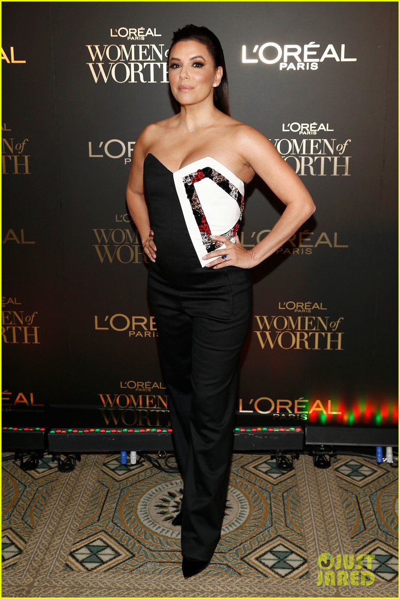Amber Heard & Eva Longoria Help Celebrates L'Oreal's Women ...