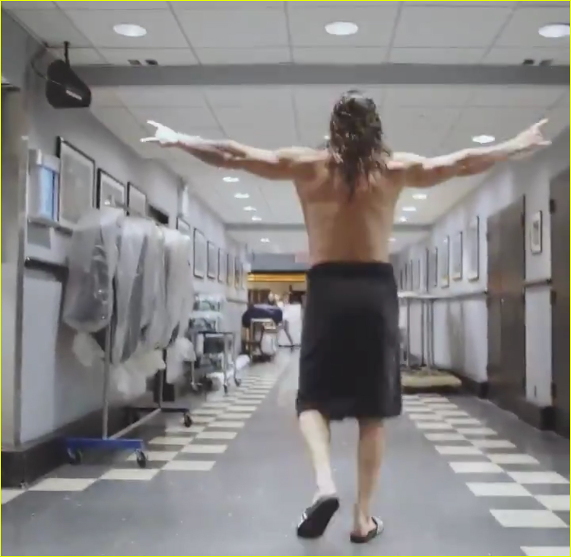 Jason Momoa Goes Shirtless While Promoting 'SNL' From the Shower