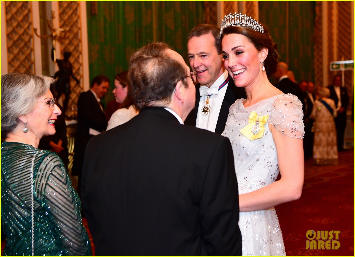 Kate Middleton Wears Princess Diana's Favorite Tiara to Royal Reception