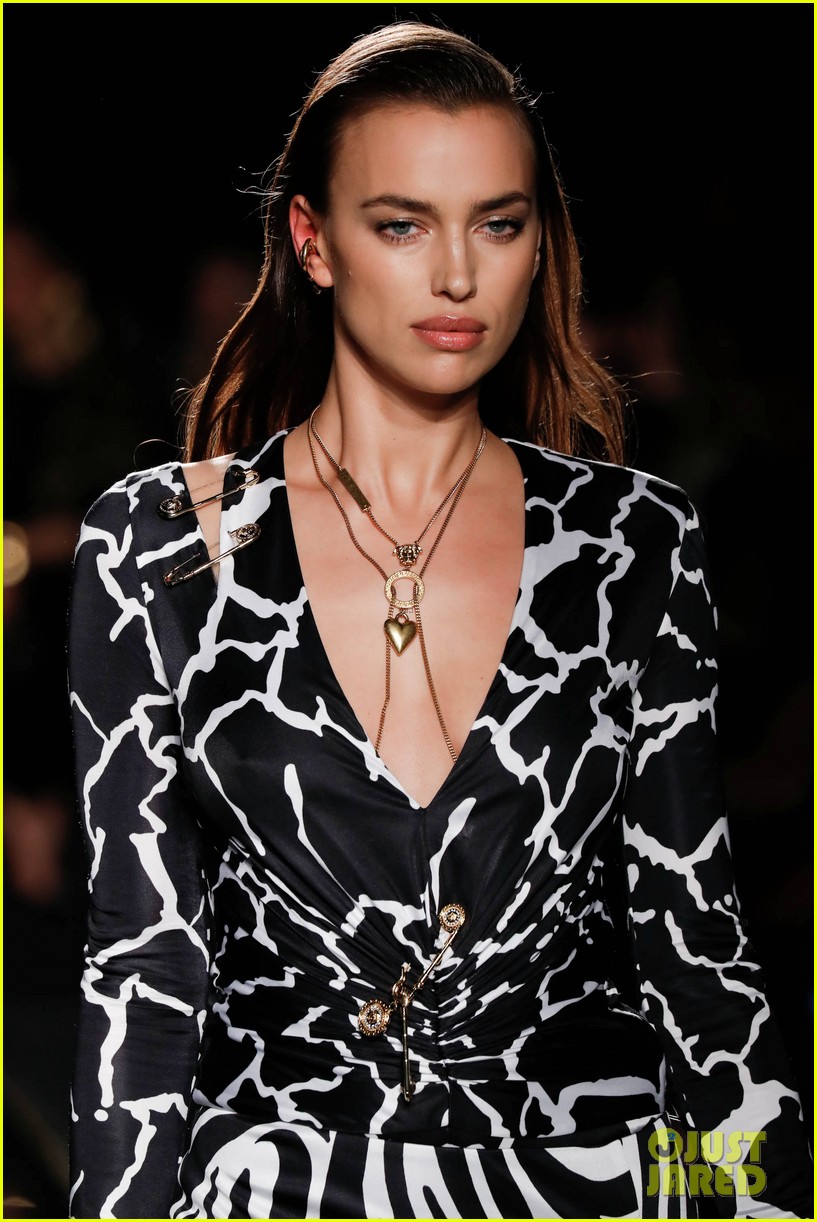 Hailey Bieber, Gigi Hadid & Irina Shayk Rock the Runway at Versace Pre