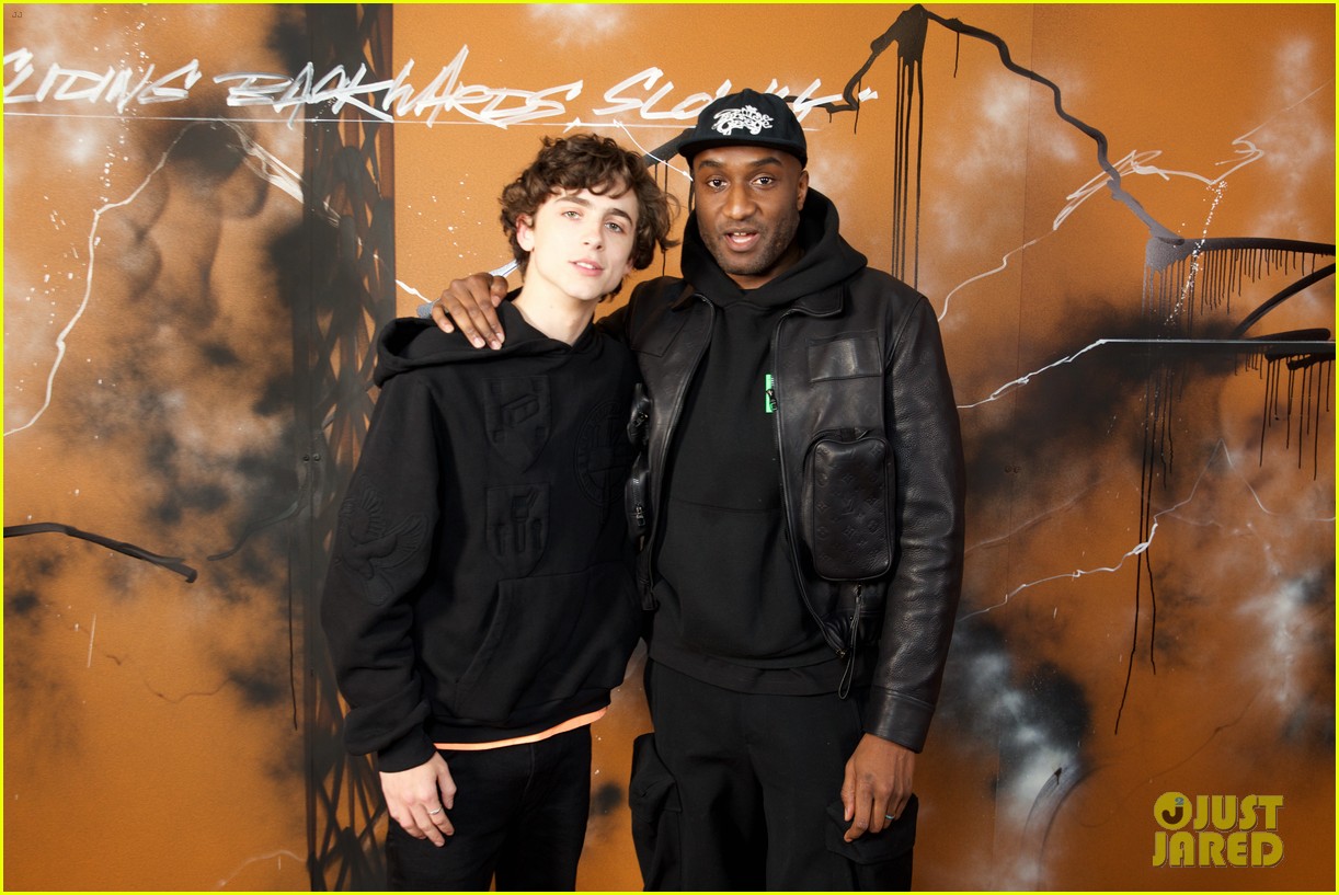 Timothee Chalamet &amp; Frank Ocean Buddy Up at Louis Vuitton
