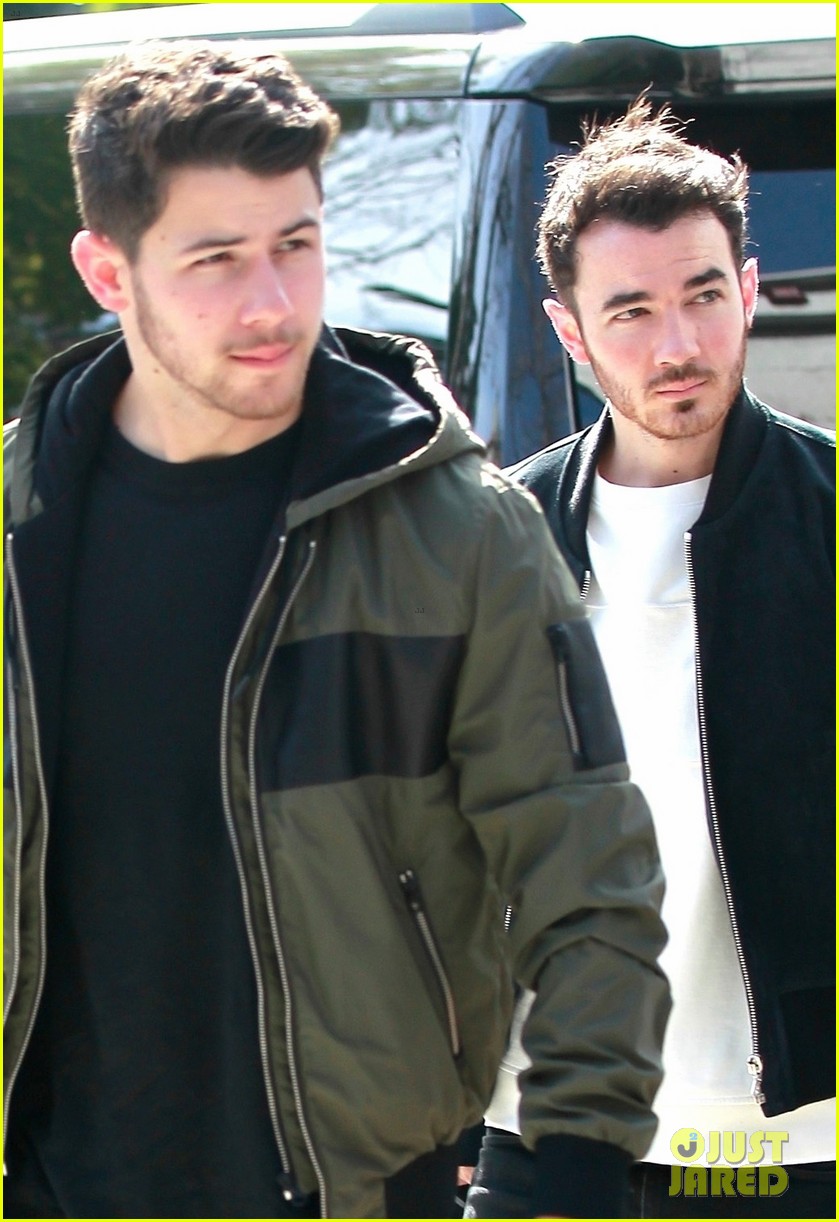 Nick & Kevin Jonas Meet Up for Business Meeting in WeHo Photo 4216102 Kevin Jonas, Nick Jonas