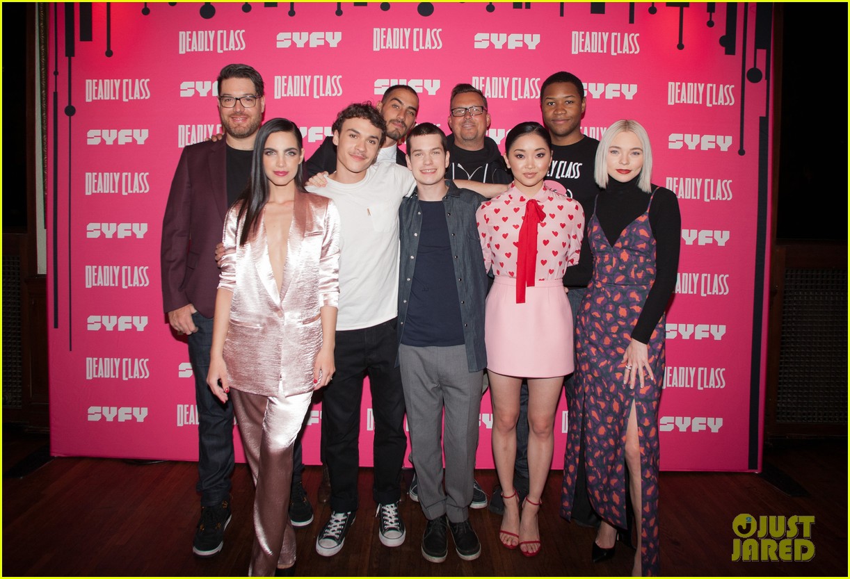 Lana Condor Is Pretty in Pink at 'Deadly Class' Screening in LA!: Photo