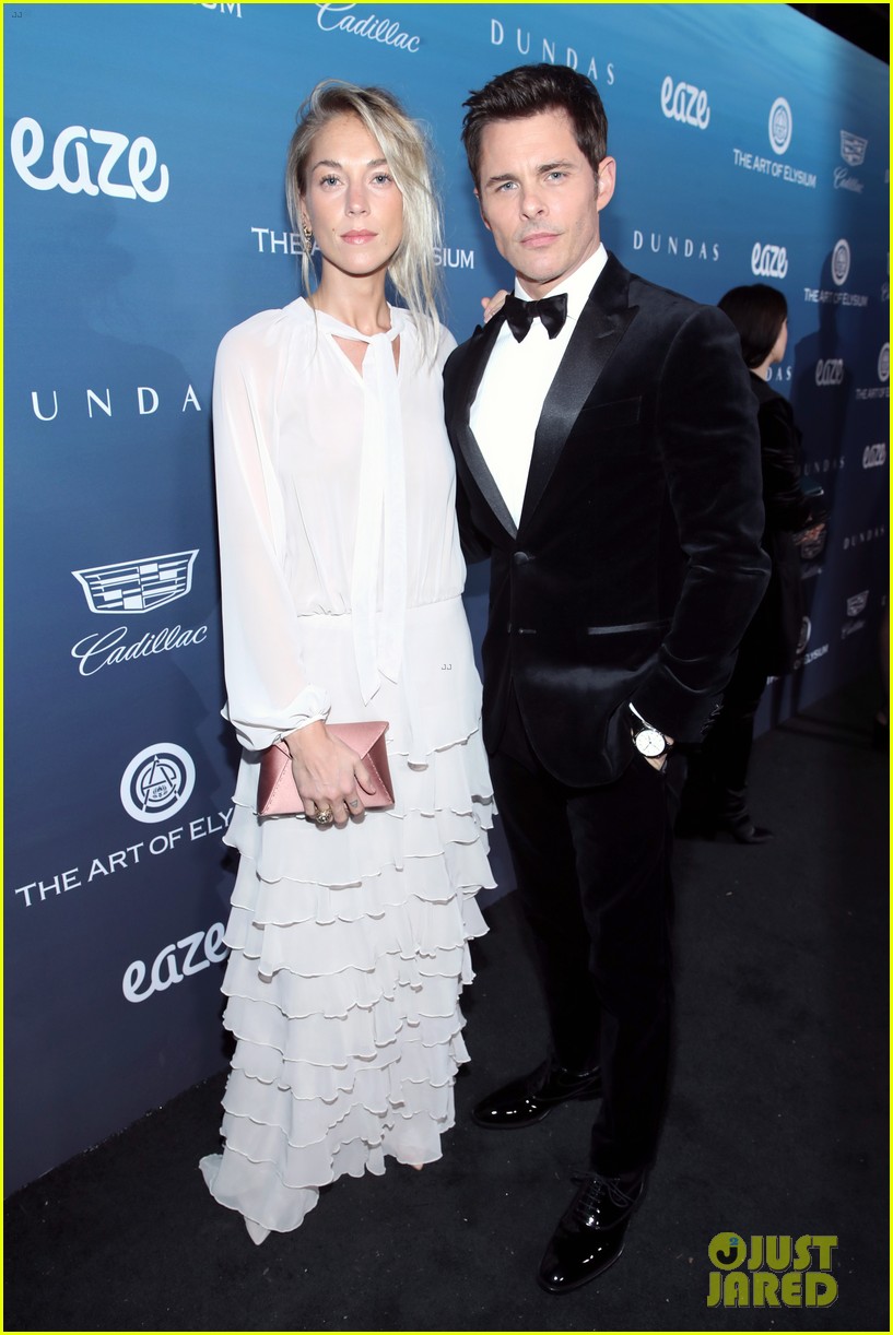 James Marsden & Girlfriend Edei Couple Up for Art of Elysium Event