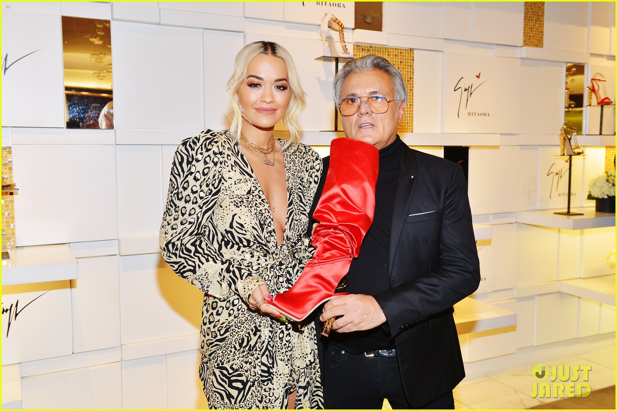 Rita Ora Launches New Shoe Collection with Giuseppe Zanotti: Photo