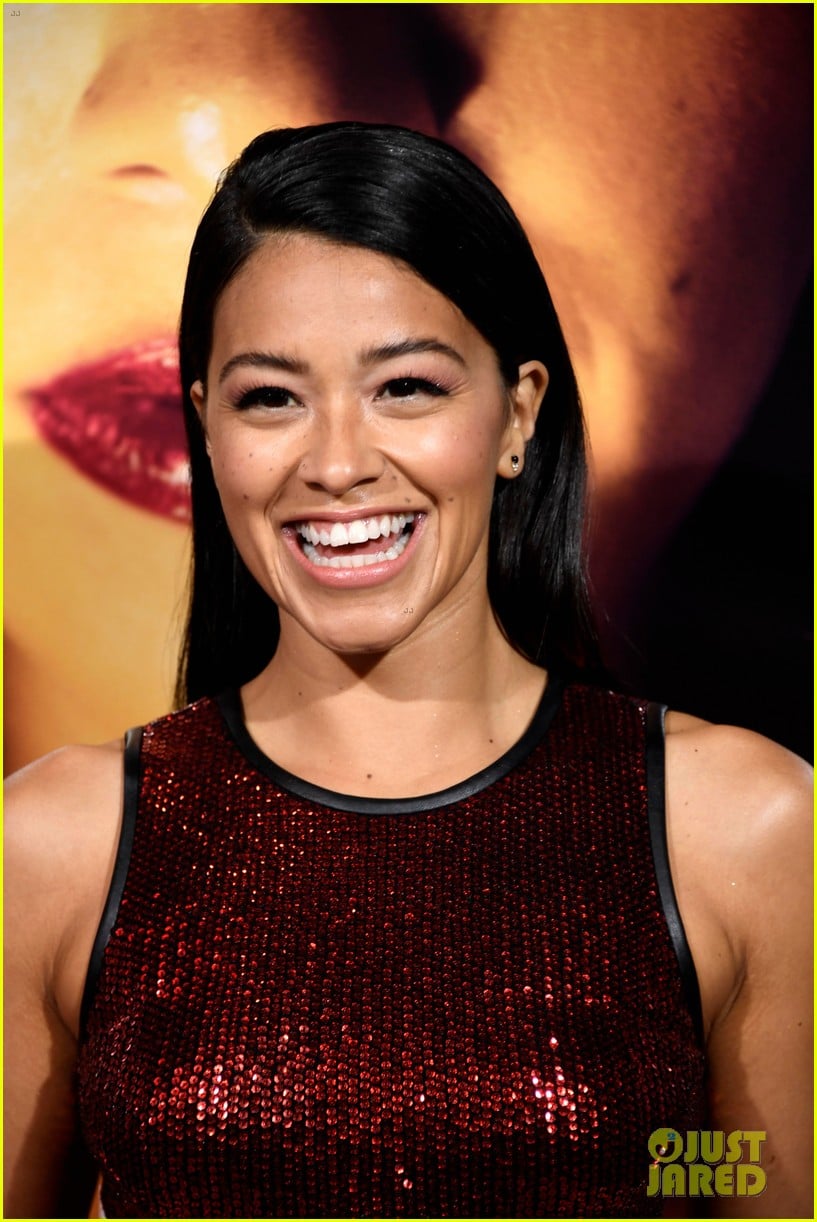 Gina Rodriguez is Supported by Fiance Joe LoCicero at 'Miss Bala