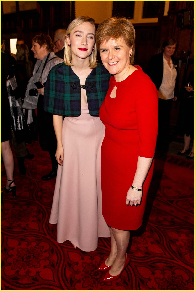 Saoirse Ronan is Pretty in Pink at 'Mary Queen of Scots' Scotland