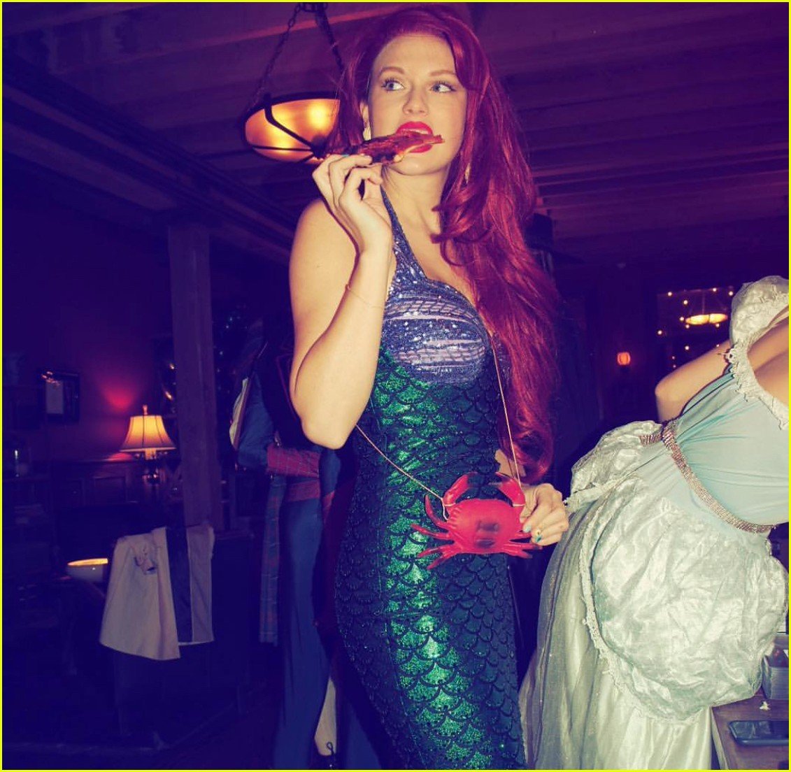 Taylor Swift Dresses as Little Mermaid's Ariel for New Year's Eve