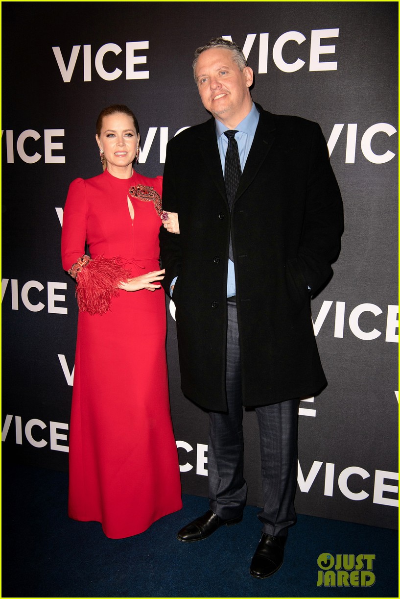 Amy Adams Is Ravishing in Red at 'Vice' Paris Premiere: Photo 4225769