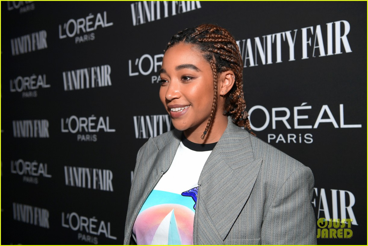 Amandla Stenberg, Sofia Carson & Peyton List Step Out For at Vanity