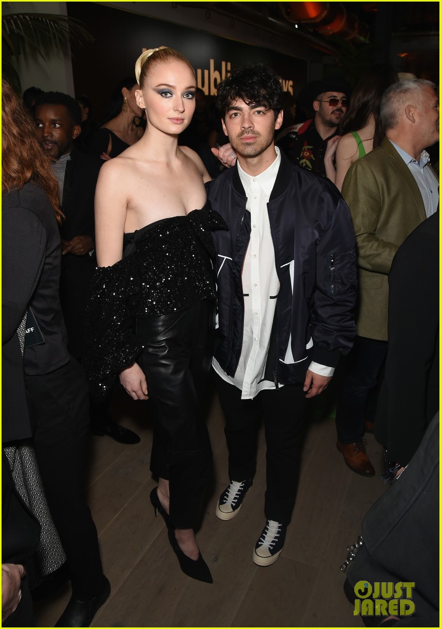 Sophie Turner & Joe Jonas Couple Up at Republic Records Grammys After