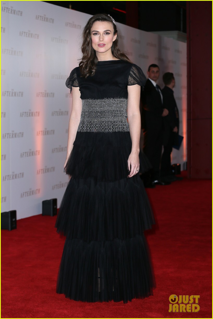 Keira Knightley Premieres 'The Aftermath' in London with Alexander