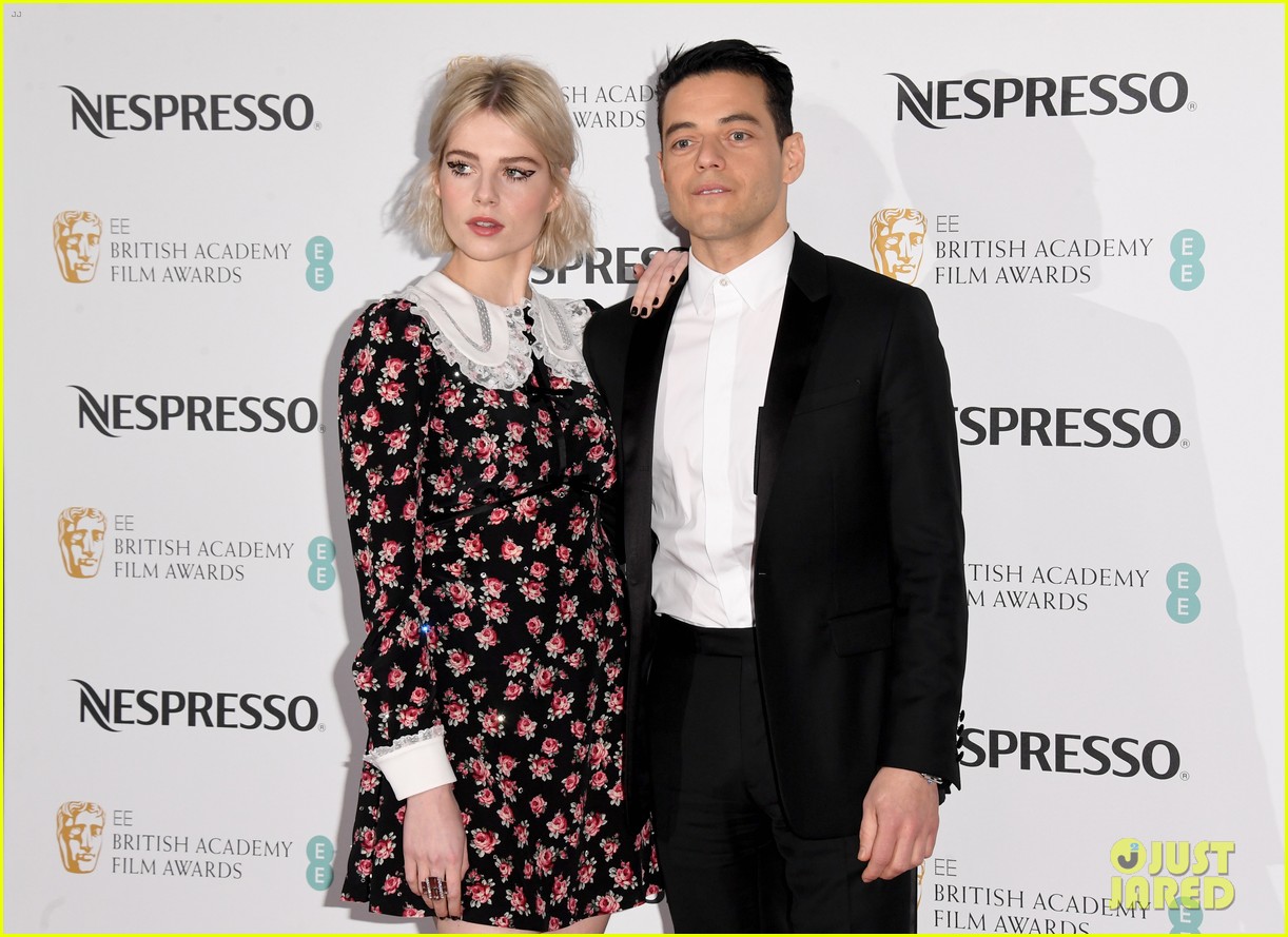 Rami Malek & Lucy Boynton Couple Up at BAFTAs Party & The Photos Are So