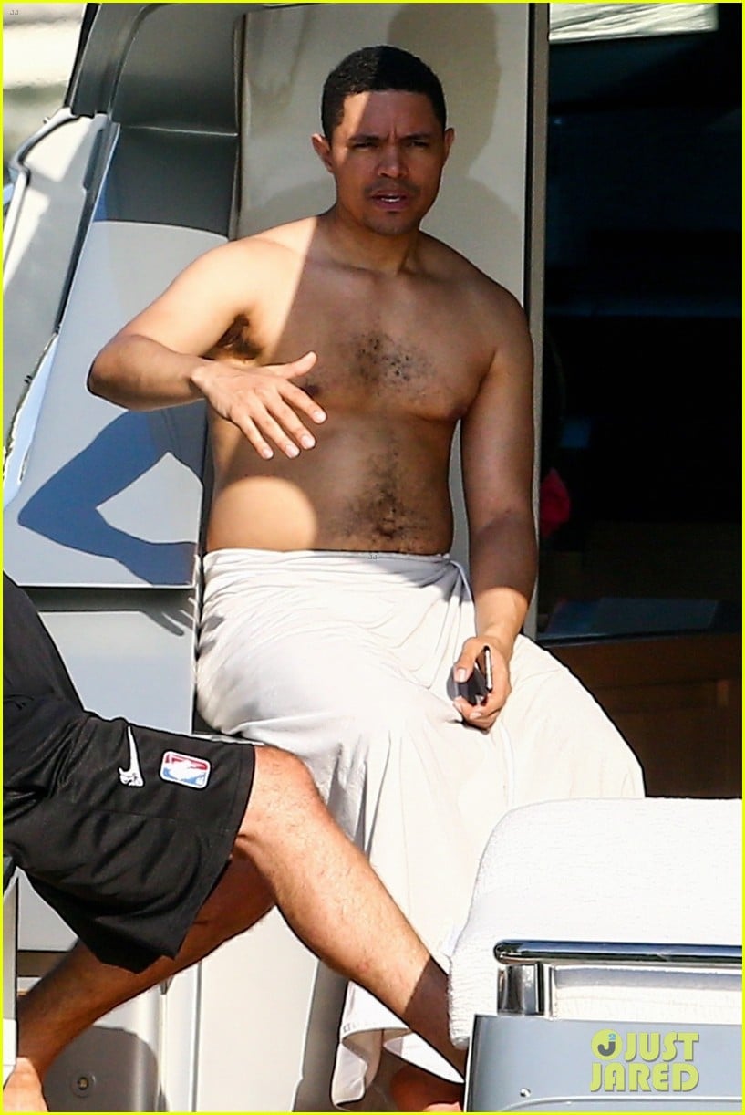 Trevor Noah Goes Shirtless on Yacht in Miami!: Photo 4258082 Shirtless, Trevor Noah Pictures