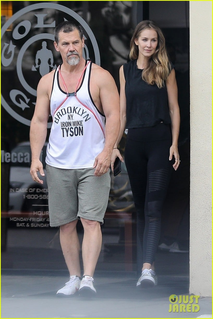 Josh Brolin & Kathryn Boyd Hit the Gym in Los Angeles!: Photo 4278338