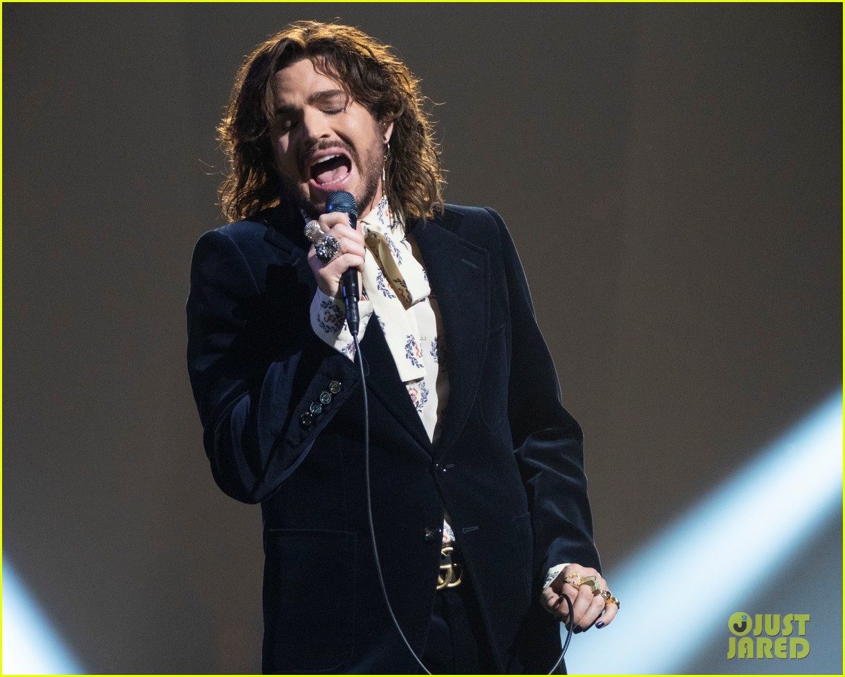 Adam Lambert Performs New Song 