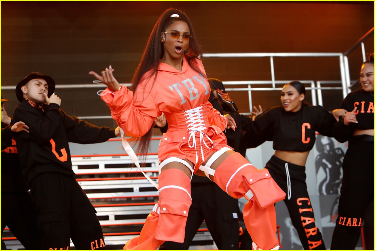 Ciara Asks Jimmy Kimmel to Twerk, Performs 'Thinkin Bout You' (Video