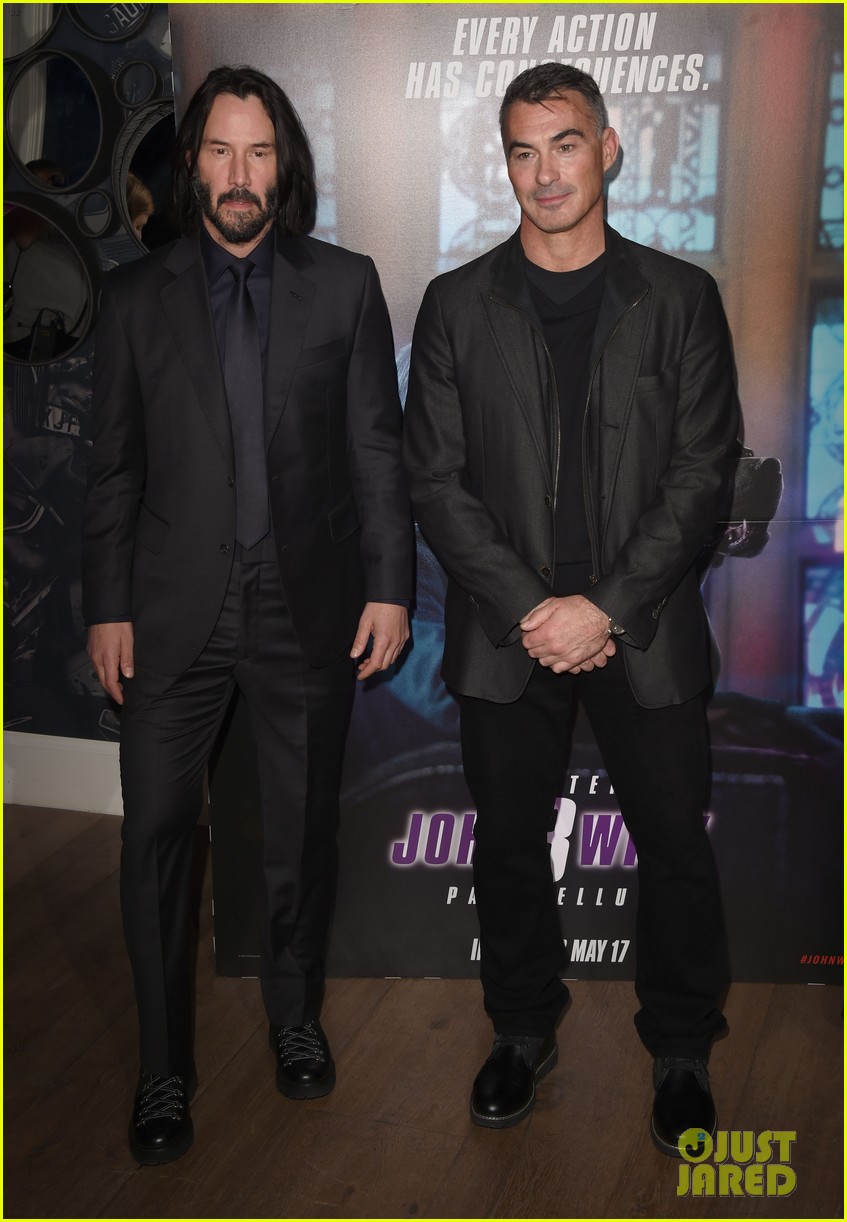 Keanu Reeves Steps Out For John Wick Chapter 3 Premiere In