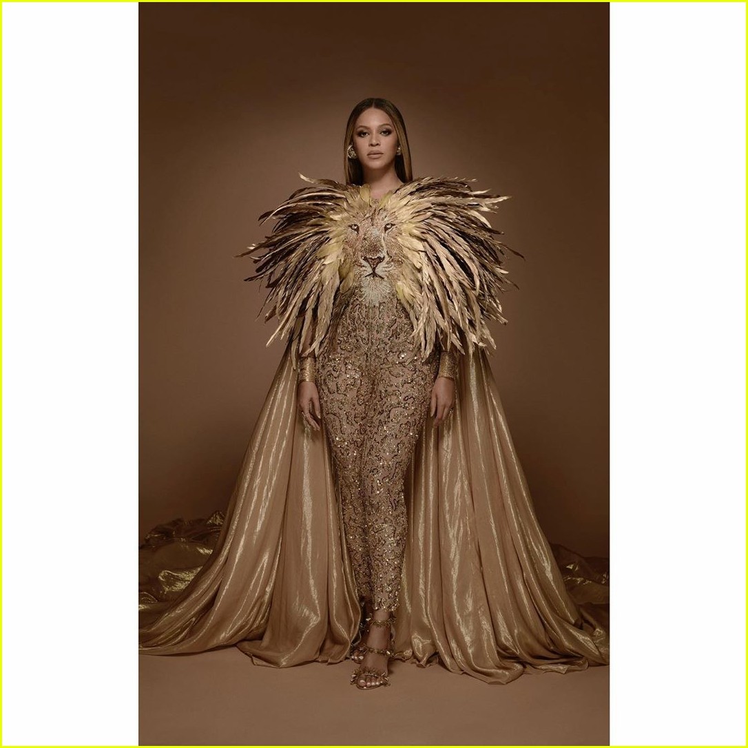 Beyonce & Blue Ivy Channel 'The Lion King' for Wearable Art Gala 2019