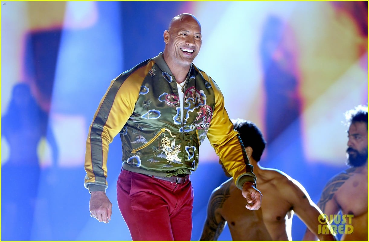 Dwayne Johnson Takes Home Generation Award at MTV Movie & TV Awards