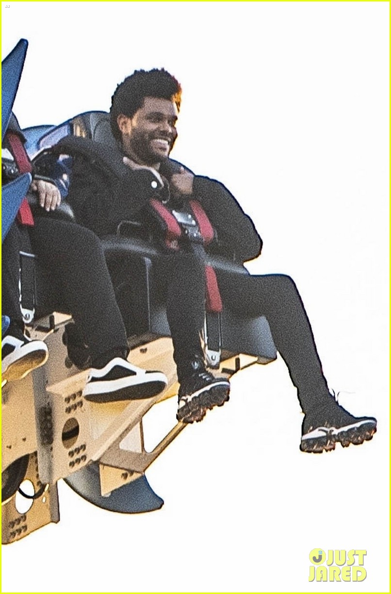 The Weeknd Hits the Rides at Amusement Park in Stockholm! Photo