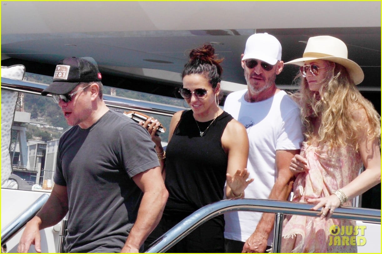 Matt Damon & Wife Luciana Wrap Up Their Italian Vacation! Photo