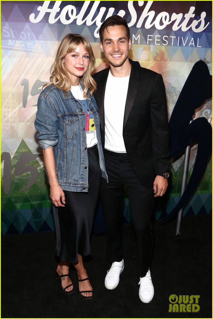 Melissa Benoist & Chris Wood Make First Official Appearance as Engaged